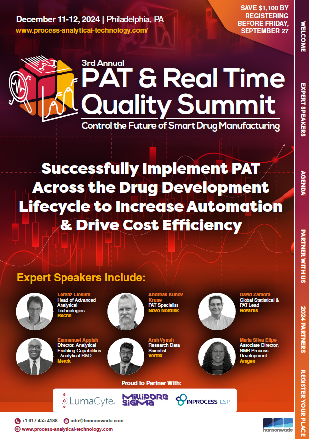 3rd PAT & Real Time Quality Summit 2024 Brochure